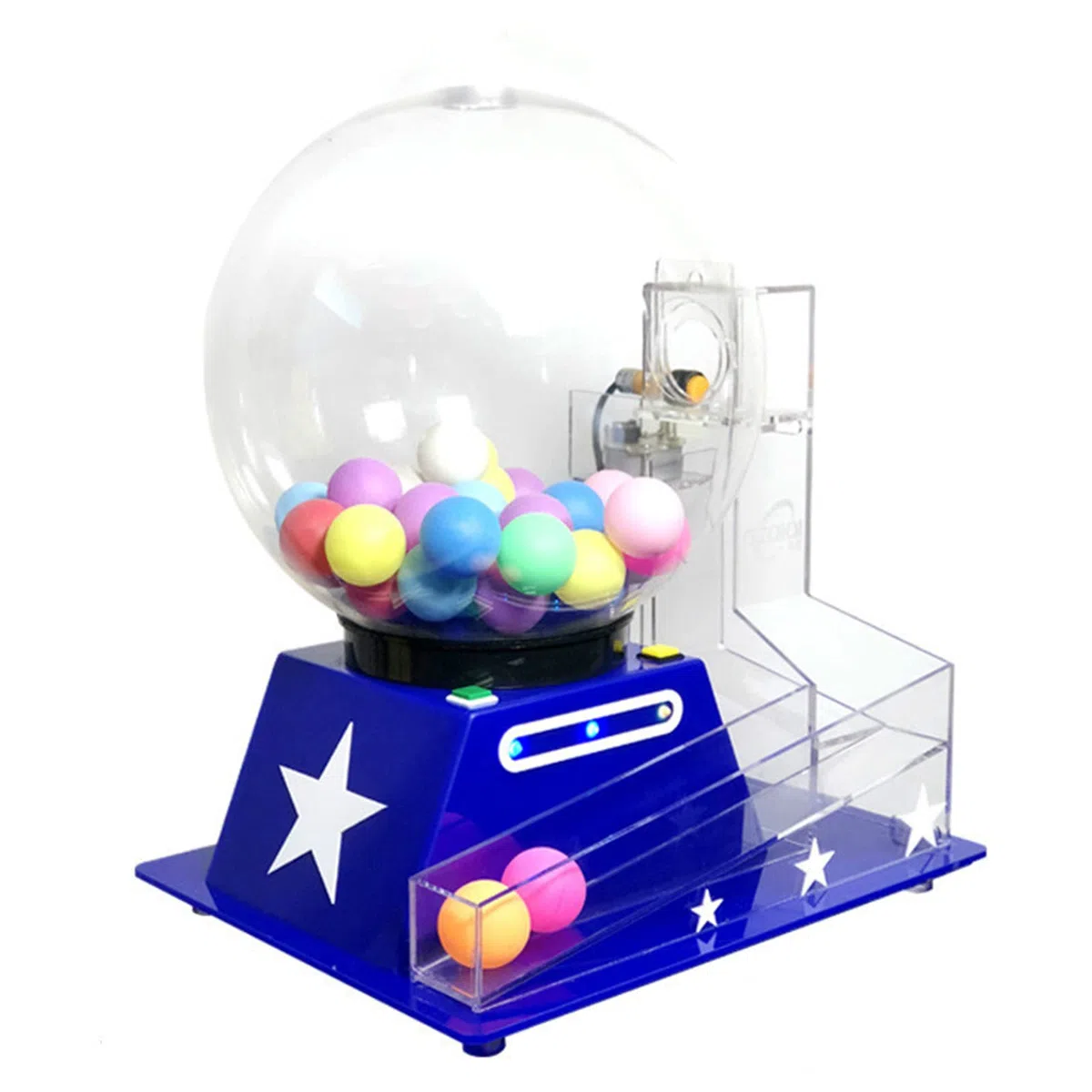 Elektryczna maszyna loteryjna, zestaw do gry w bingo z kołem ruletki, w tym akrylowa klatka do bingo, 80-częściowa piłka, selektor liczby piłek, do obiektów rozrywkowych, centrów handlowych, superma