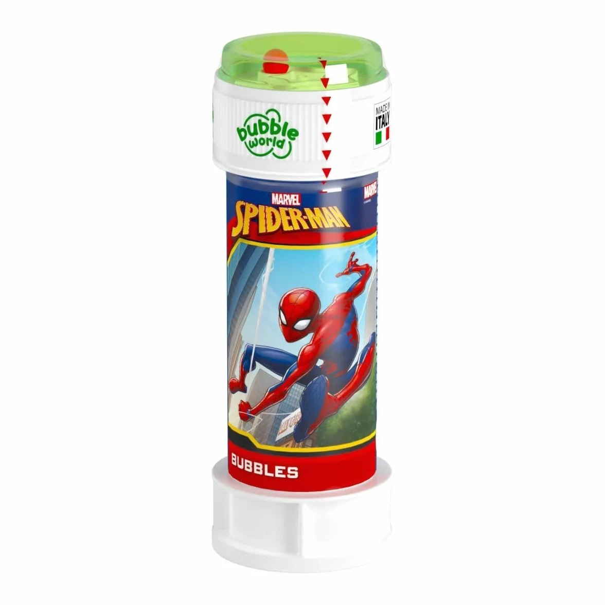 DULCOP - Bańki Spiderman - Bańki mydlane - 60 ml - 047090 - Niebieski - Plastik - Licencjonowany - Zabawka dla dzieci - Gra na świeżym powietrzu - Od 3 lat