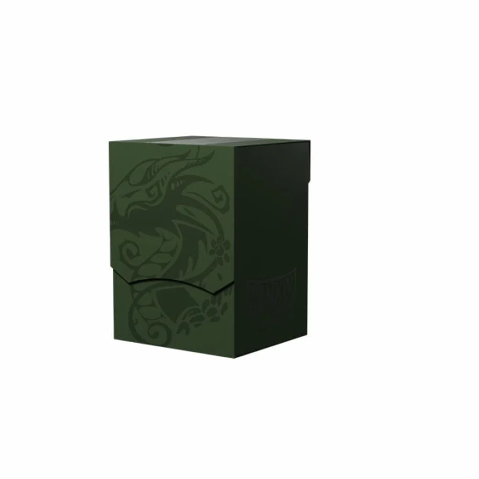 Arcane Tinmen ApS Dragon Shield Card Deck Box – Deck Shell: Forest Green/Black – trwałe i stabilne przechowywanie kart TCG, OCG, kompatybilne z Pokemon Yugioh Commander i MTG Magic: The Gathering