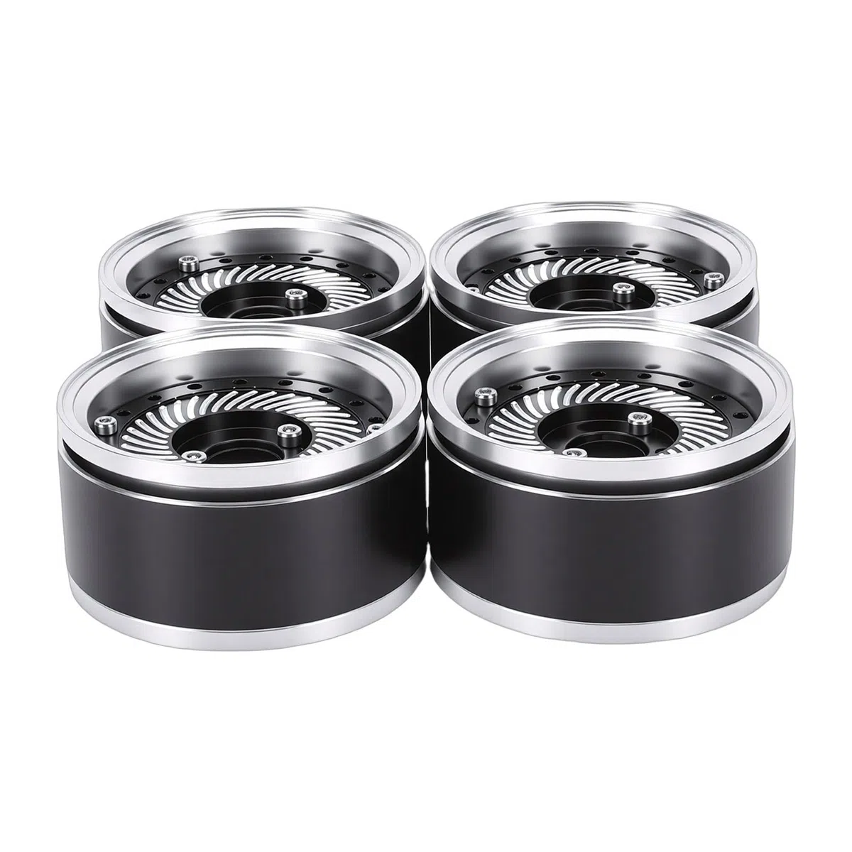 1.9 Cala Obręcze Beadlock, 4 SZT, Stop Aluminium, Anodowane