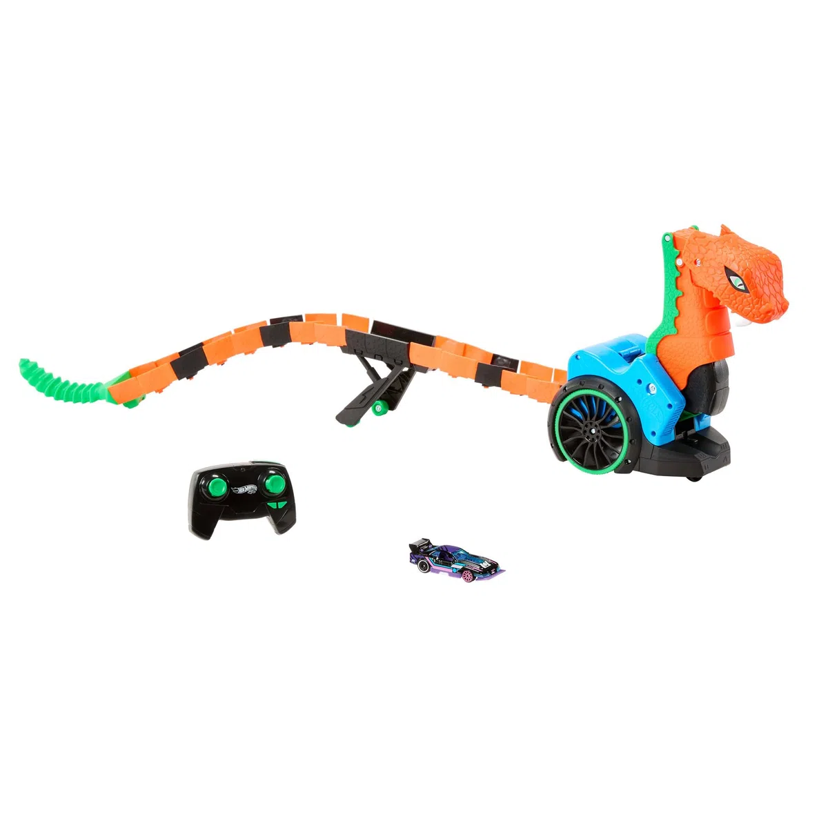 Hot Wheels Let’s Race Slither 'N Strike RC, zdalnie sterowany wąż