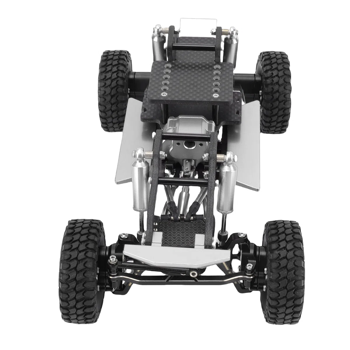Tbest Podwozie RC do Redcat Ascent 18 (czarny malowany srebrny)