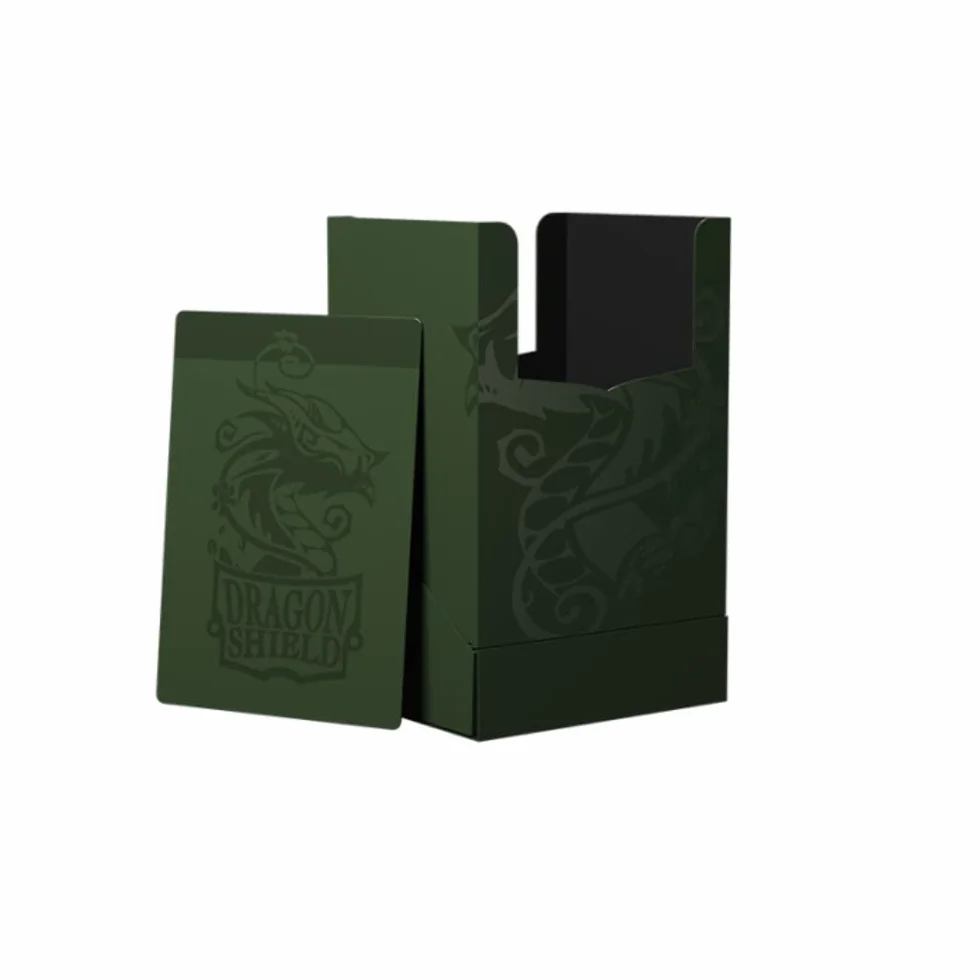 Arcane Tinmen ApS Dragon Shield Card Deck Box – Deck Shell: Forest Green/Black – trwałe i stabilne przechowywanie kart TCG, OCG, kompatybilne z Pokemon Yugioh Commander i MTG Magic: The Gathering