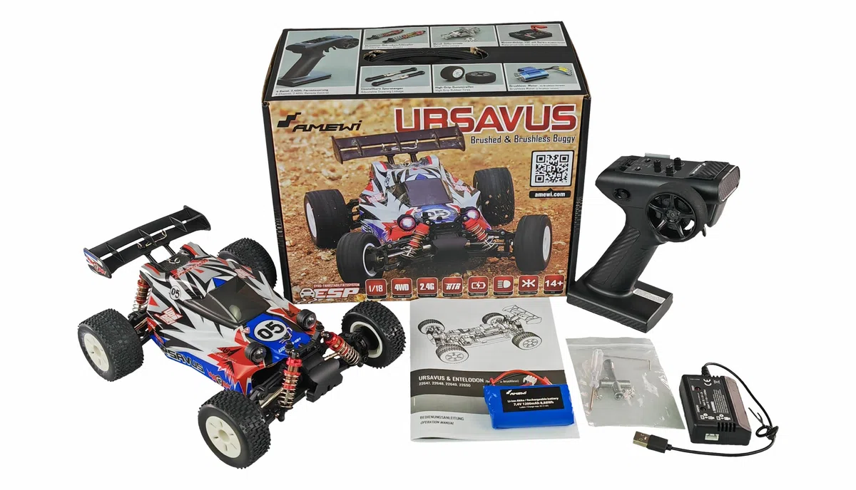 Amewi 22647 Ursavus Pro Buggy Brushless 4WD 1:18 RTR