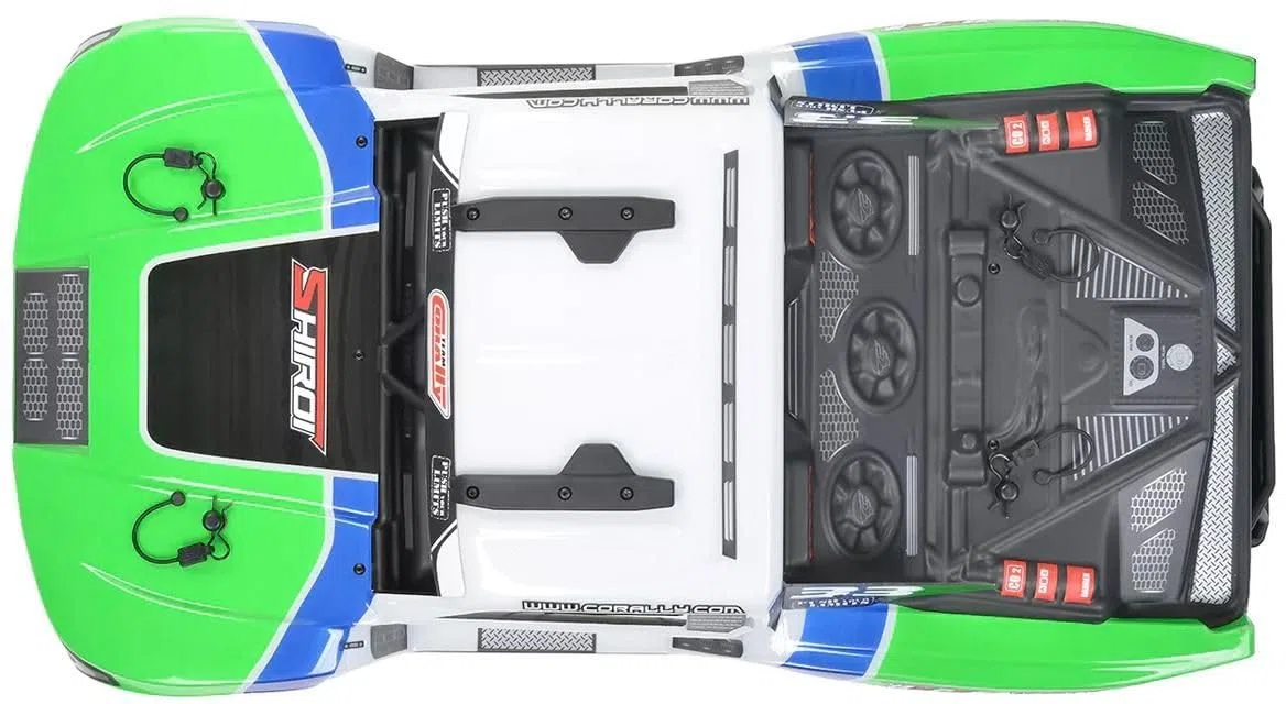 Corally Team SHIROI XP 6S, 1:8 RC Short Course Truck, 100 km/h, 6S-Power, aluminiowa obudowa 6061-T6, z pilotem zdalnego sterowania 2,4 GHz
