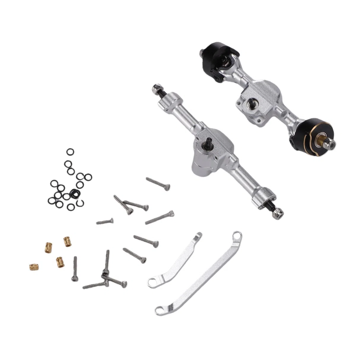 Zunate Lekkie Aluminiowe Przednie i Tylne Osie do RC Crawler
