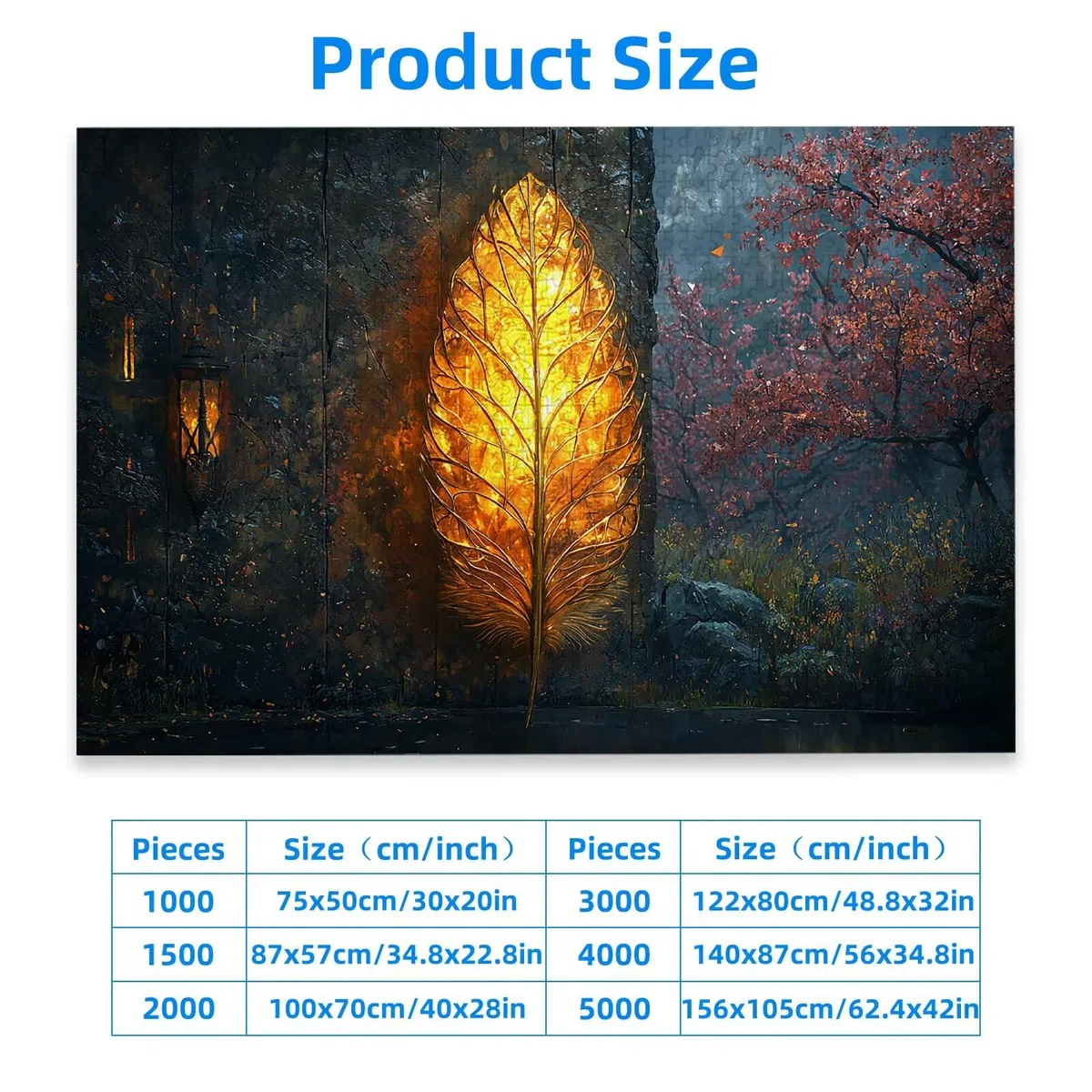Puzzle 1000 sztuk dla dorosłych, pióro puzzle 1000 sztuk, retro puzzle dla dorosłych z pudełkiem, wymiary: 75 x 50 cm, drewniane puzzle dla całej rodziny, dekoracja domu, prezent dla kobiet, -2629