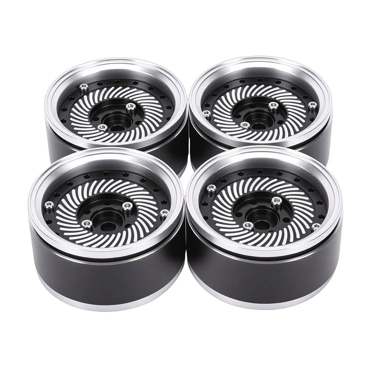 1.9 Cala Obręcze Beadlock, 4 SZT, Stop Aluminium, Anodowane