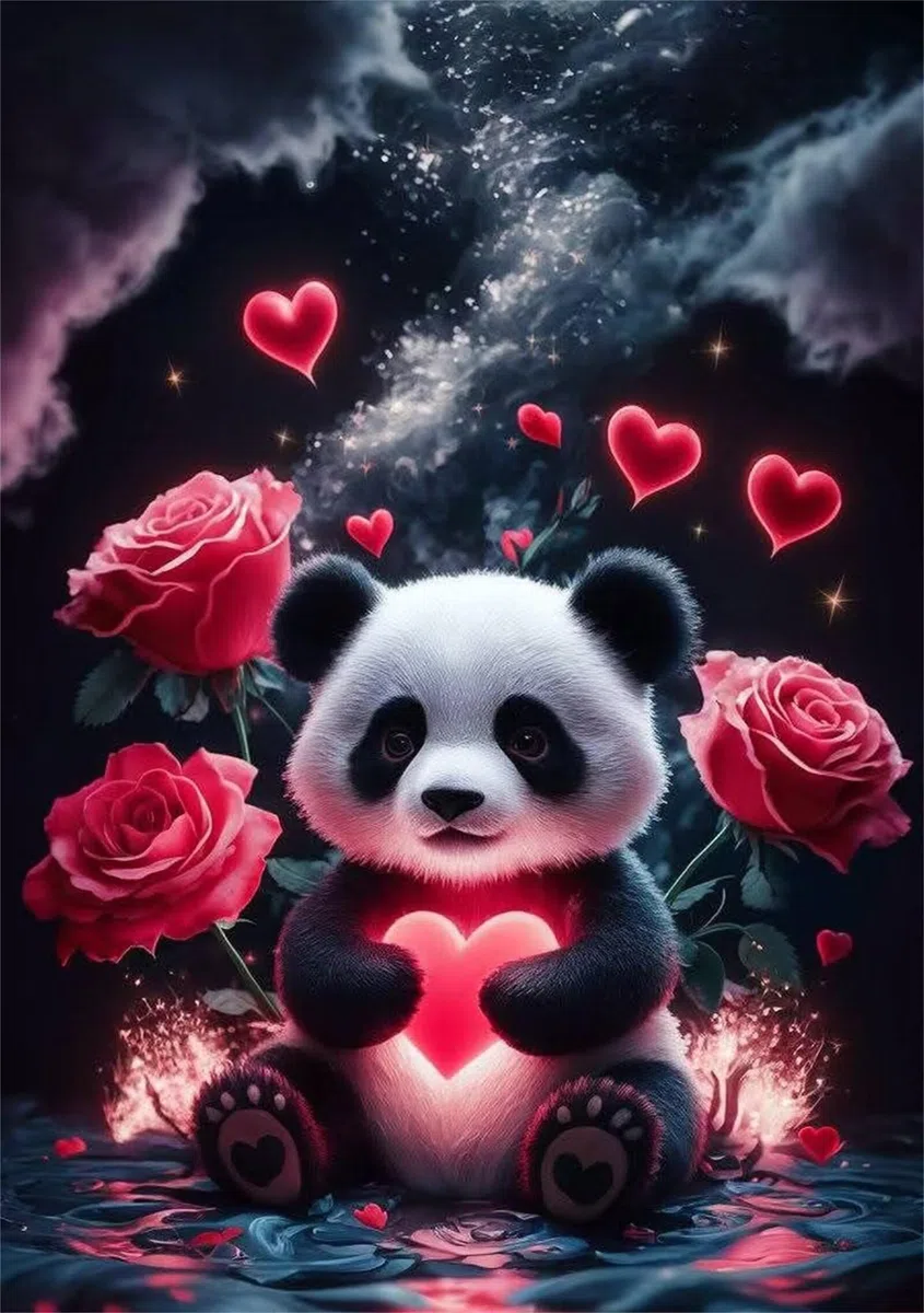 Puzzle 700 sztuk różowa różowa panda gry edukacyjne i zabawki wyzwanie niemożliwe puzzle klasyczne puzzle dla dorosłych 52 x 38 cm 700 sztuk puzzle dla dorosłych